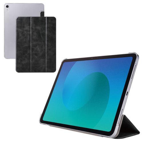 エレコム TB-A25MWVBK iPad Air ケース 11インチ ( M3/M2 )/10.9インチ 第5世代 第4世代 フラップ カバー ブ