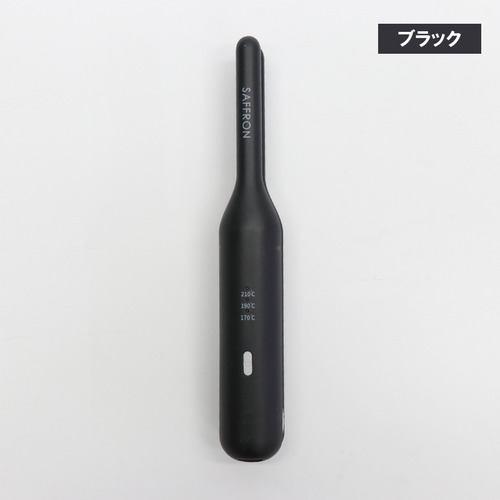 ヒロコーポレーション HRS-2413 ストレートカール兼用コードレスヘアアイロン 8mm幅の極細プレート マイナスイオン搭載 ブラック