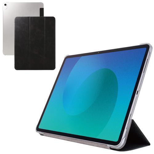 エレコム TB-A25XWVBK iPad Air ケース 13インチ ( M3/M2 ) フラップ カバー ブラック