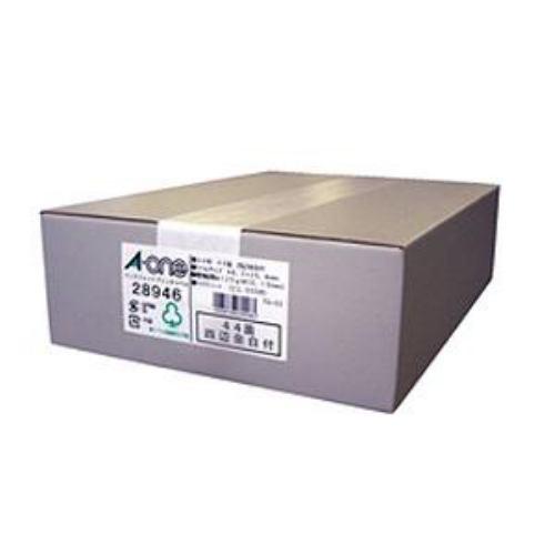 エーワン 28946 ラベルシール インクジェット ( A4 / 44面 / 四辺余白付 / 500シート ) ホワイト