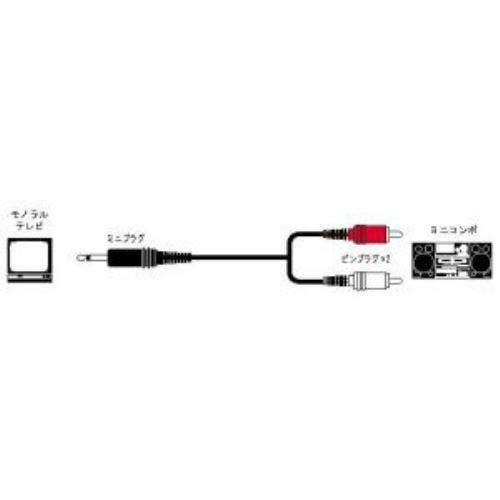 ビクター オーディオコード ミニプラグ-ピンプラグ×2 3m CN132A