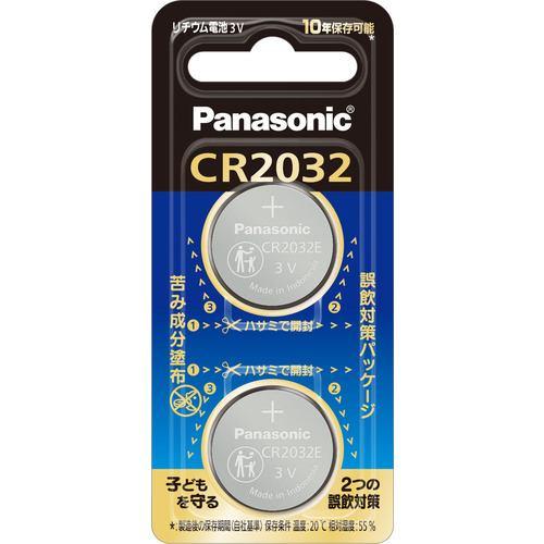 パナソニック CR-2032E/2P コイン形リチウム電池 2個入