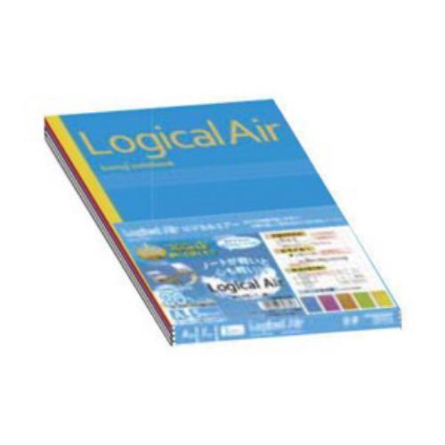 ナカバヤシ ロジカルエアー(軽量ノート)B5 ロジカルA罫(7mm) 5冊パック ノ-B546A-5P