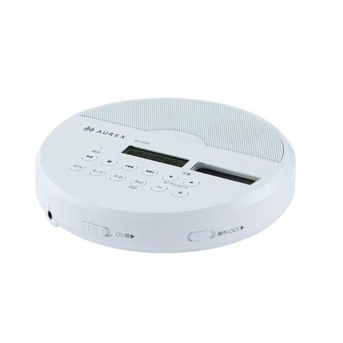 東芝 AX-CP50(W) ポータブルCDプレイヤー ステレオスピーカー搭載 Bluetooth送信機能 ホワイト