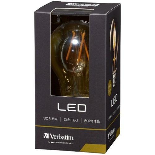 バーベイタム(Verbatim) LDA4R-G/FAV1 調光器非対応LED電球 アンバー 「バーベイタム」(一般電球形・全光束390lm/電球色