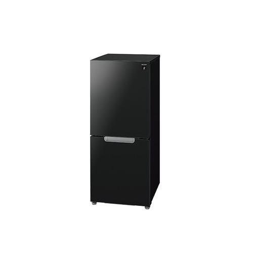 シャープ SJ-GD15R-B 2ドアドア冷蔵庫 (152L・左右付替タイプ) ピュアブラック