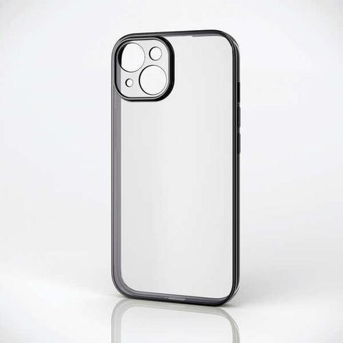 エレコム PM-A23AUCTMKBK iPhone 15 ソフトケース 極限 メタリック PMA23AUCTMKBK