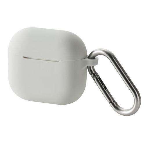 エレコム AVA-AP06SCGY AirPods (第4世代)用 シリコンケース MagSafe 充電対応 グレー