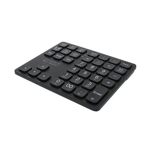 ミヨシ TENBT03/BK 十字キー付きBluetoothテンキー ブラック