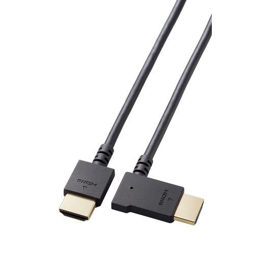 エレコム CAC-HD14EYL10BK HIGH SPEED HDMIケーブル(L字コネクター/左向き) 1.0m