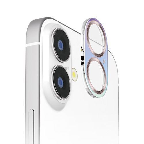 PGA PG-24ACLG14GD iPhone 16/16 Plus用 カメラフルプロテクター [オーロラ/ゴールド] Premium Style