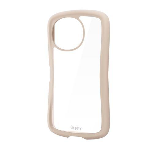 エレコム PM-S253GRPFCBE AQUOS sense10 ( SH-53F ) ケース ハイブリッド カバー ストラップホール付 ベージュ