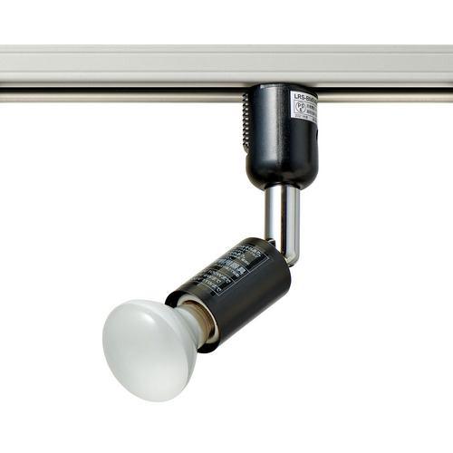 ELPA LRS-BMR40C(BK) ライティングバー用スポットライト ダクトレール取付専用 ブラック