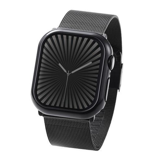 エレコム AW-24BBPPMBK アップルウォッチ カバー Apple Watch Series 10 [ 42mm ] メタリック ブラック