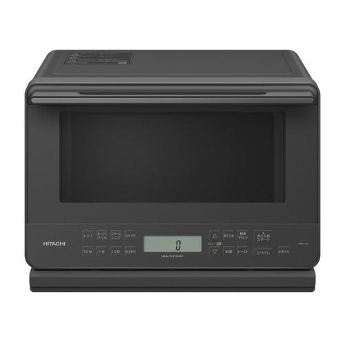 日立 MROS7D スチームオーブンレンジ 27L コンパクト設計 チャコールグレー