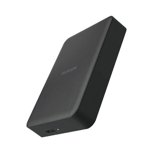 エレコム ELP-HTV040UBK テレビ録画 外付けHDD ポータブル 2.5インチ 4TB 静音ファンレス USB 3.2 Gen1(5Gbp