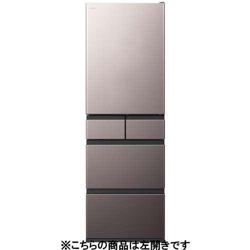 日立 冷蔵庫 470L 左開き 5ドア 幅60cm ひろin冷凍プラス まるごとチルド R-HWS47X グレー系