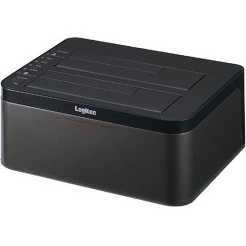 ロジテック LGB-2BDPU3ES エラースキップ搭載 2BAY Duplicator HDD/SSDスタンド