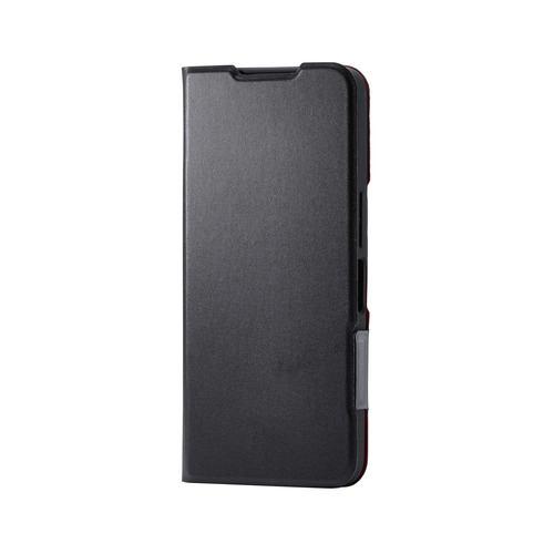 エレコム PM-S251PLFUBK AQUOS wish5 ( SH-52F ) ケース レザー カバー 手帳型 UltraSlim ブラック