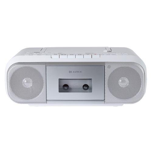 東芝 AX-KCRR60(S) CDラジカセ CDイントロ選曲機能搭載 声くっきり機能 リモコン付 シルバー