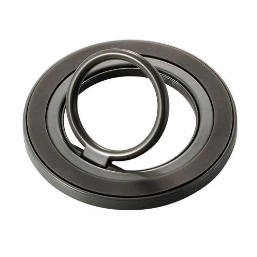 エレコム P-STRMK360SV マグネットスマホリング 360度回転 MAGKEEP ワイヤレス充電可 チタニウムシルバー