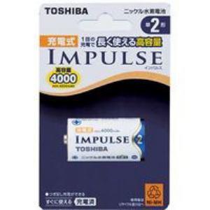 東芝 ニッケル水素電池(高容量タイプ)単2形(1本入) 充電式 IMPULSE TNH-2A