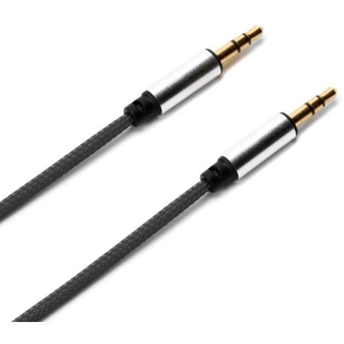 PGA PG-AUX20M11BK 3.5mmステレオミニプラグ AUXオーディオケーブル タフ 2m Premium Style ブラック PGA