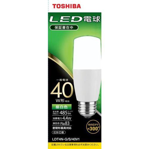 東芝 LDT4N-G/S/40V1 一般電球形LED電球 40W形相当 配光角300° E26口金 昼白色