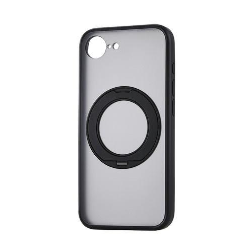 エレコム PM-A25SMGSTKMBK iPhone 16e ケース ハイブリッド カバー MAGKEEP 磁力吸着ワイヤレス充電対応 ブラック