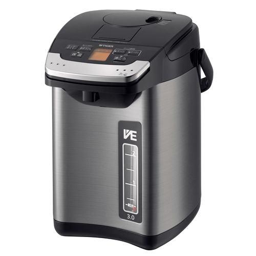 タイガー魔法瓶 PIG-H300K 蒸気レスVE電気ポット 3.0L ブラック