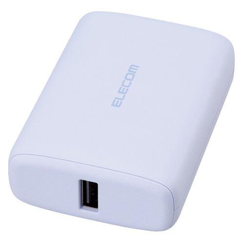 エレコム DE-C46L-10000PU コンパクトモバイルバッテリー(10000mAh/20W/C×1+A×1)
