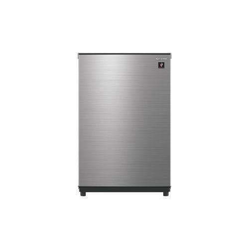 シャープ 冷凍庫 72L 左右付替 1ドア 幅49.5cm プラズマクラスター 自動霜取 モード切替 ファン式 FJ-HM7K-H グレー系 202