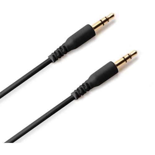 PGA PG-AUXY10M11BK 3.5mmステレオミニプラグ AUXオーディオケーブル やわらか 1m Premium Style ブラック 
