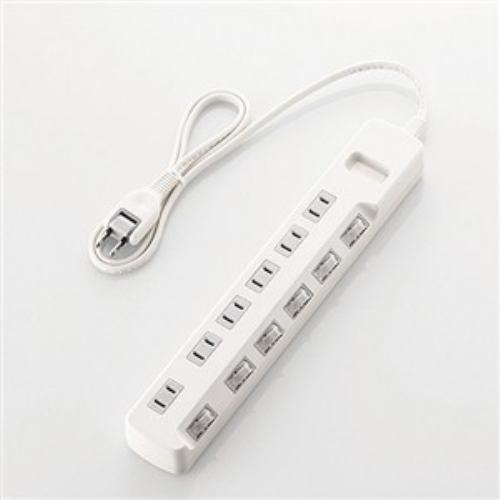 エレコム T-E5A-2630WH 個別スイッチ付 省エネタップ 3.0m ホワイト