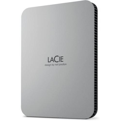 エレコム STLP2000400 LaCie 外付けHDD 2TB ポータブル Mobile Drive ムーン・シルバー