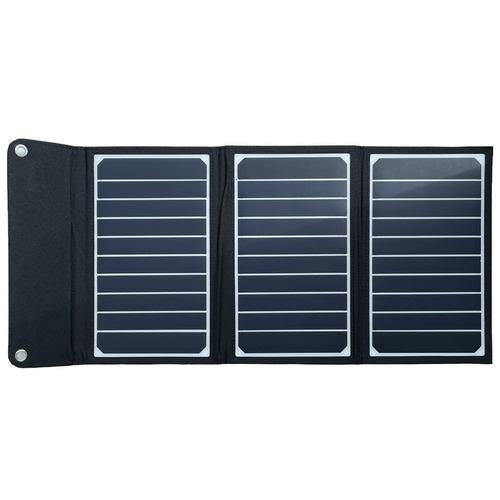 エアージェイ AJ-NSOLAR16W BK ポータブルソーラー充電器16W ブラック