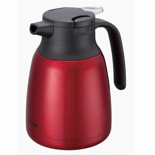 ピーコック ステンレス製ハンドポット 1.0L レッド AHR-100-R