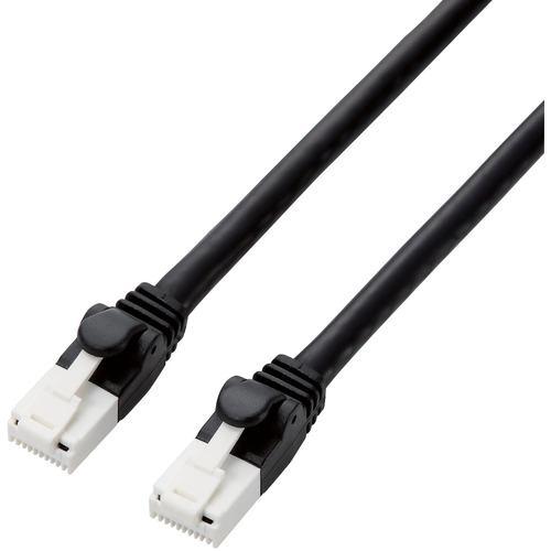 エレコム GM-LDGPAT/BK50 LANケーブル PS5対応 CAT6A 爪折れ防止 5.0m ブラック
