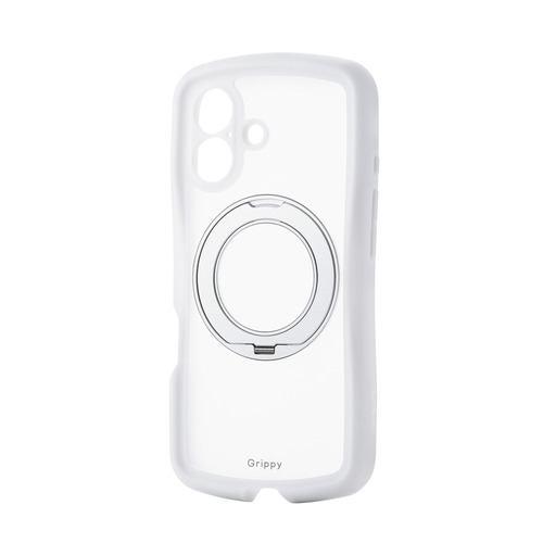 エレコム PM-A25AGRSTKMWH iPhone 17 ハイブリッドケース 衝撃吸収 MAGKEEP ワイヤレス充電対応 Grippy ホワイ