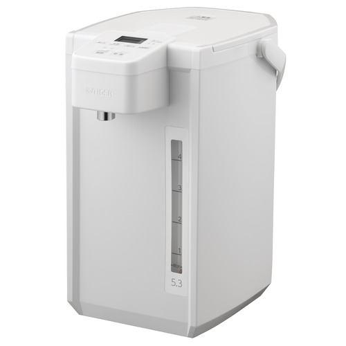 タイガー魔法瓶 PDX-A530W 電気ポット かんたん給湯ナビ デカ文字パネル 4つの安心機能 5.3L ホワイト