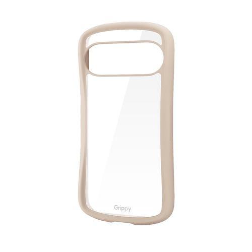 エレコム PM-P252GRPFCBE Google Pixel 10/10 Pro Grippy ハイブリッドケース フレームカラー ベージュ