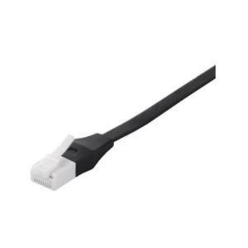 LANケーブル バッファロー 2m Cat6 カテゴリー6 ツメの折れない LANケーブル カテゴリー6a ストレート フラットタイプ 2m ブラッ
