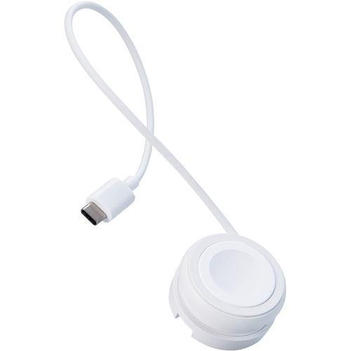 エレコム MPA-AWMCQWH Apple Watch磁気充電ケーブル 高速充電対応 巻き取りタイプ USB Type-C ホワイト MPAAWM