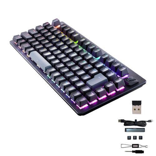 エレコム TK-VK520LBK ゲーミングキーボード 有線・無線・Bluetooth対応 ブラック