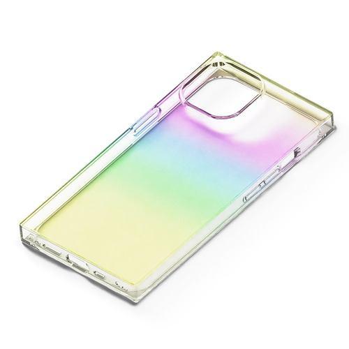 PGA PG-23ATP04CL iPhone15 ソフトケース スクエアデザイン Premium Style オーロラ PG23ATP04CL