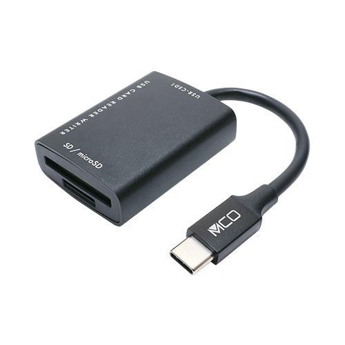 ミヨシ USR-CSD1/BK SD microSDカードリーダ ライタ Type-C ブラック USRCSD1/BK