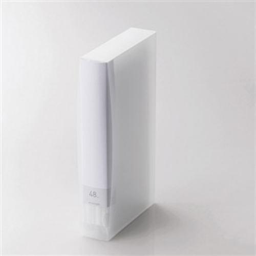 ケース エレコム CD DVD CCD-FB48CR Blu-ray/DVD/CD用ディスクファイル 48枚収納 クリア