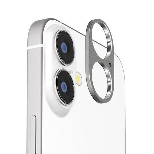 PGA PG-25ALGD05SV iPhone 17/16/16 Plus用 カメラレンズフレーム [アルミ/シルバー]