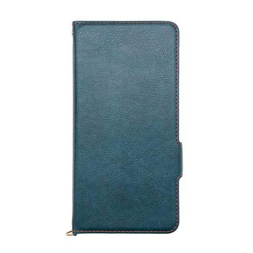 エアージェイ AC-AQS9 PB BL AQUOS sense9 ソフトレザー手帳型ケース ブルー