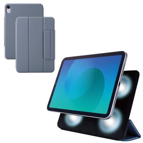 エレコム TB-A25SWVPF2BG iPad mini ケース 8.3インチ ( A17 Pro ) / 第6世代 マグネット着脱フラップ 2ア